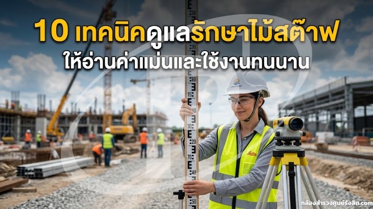 10 เทคนิคดูแลรักษาไม้สต๊าฟให้อ่านค่าแม่นและใช้งานทนนาน