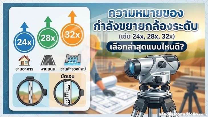 ความหมายของกำลังขยายกล้องระดับ (24x, 28x, 32x) เลือกล่าสุดแบบไหนดี