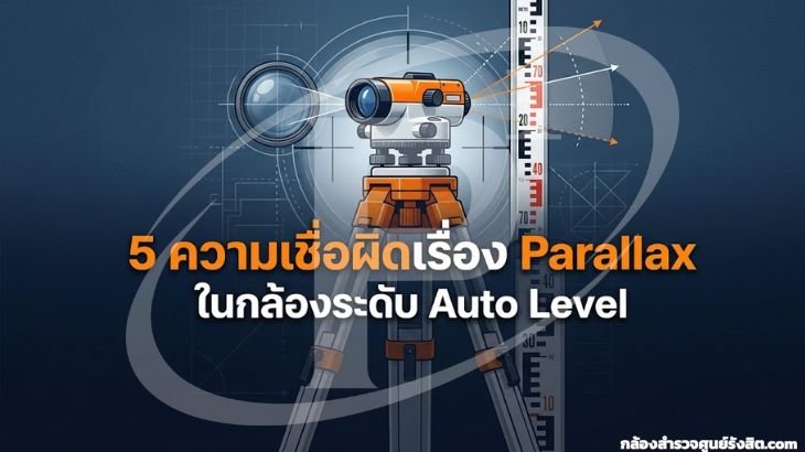 5 ความเชื่อผิดเรื่อง Parallax ในกล้องระดับ Auto Level