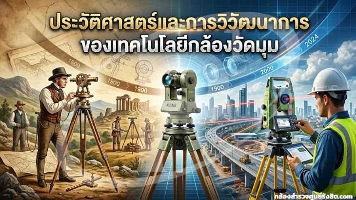 ประวัติศาสตร์และการวิวัฒนาการของเทคโนโลยีกล้องวัดมุม