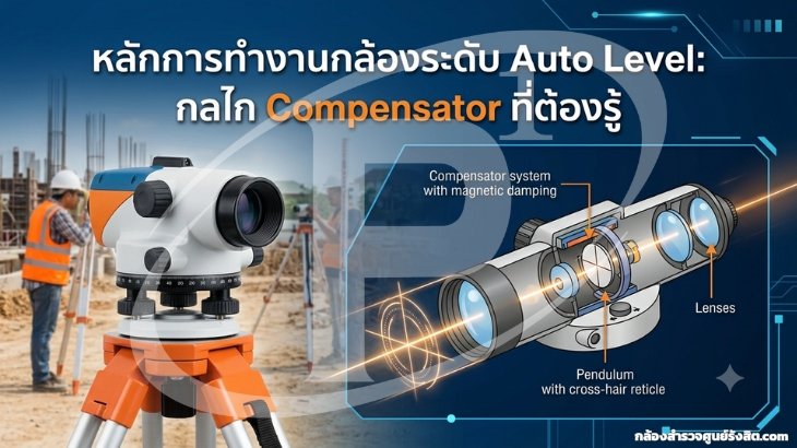 หลักการทำงานกล้องระดับ Auto Level: กลไก Compensator ที่ต้องรู้