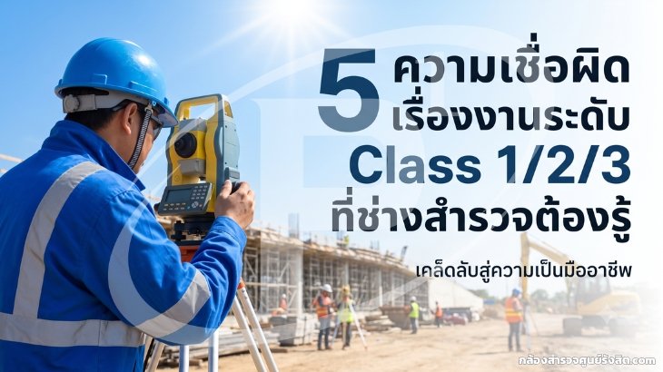 5 ความเชื่อผิดเรื่องงานระดับ Class 1/2/3 ที่ช่างสำรวจต้องรู้