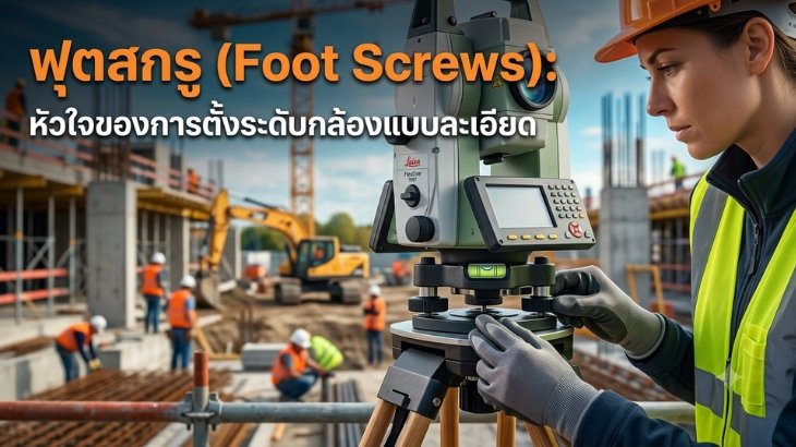 ฟุตสกรู (Foot Screws) หัวใจของการตั้งระดับกล้องแบบละเอียด