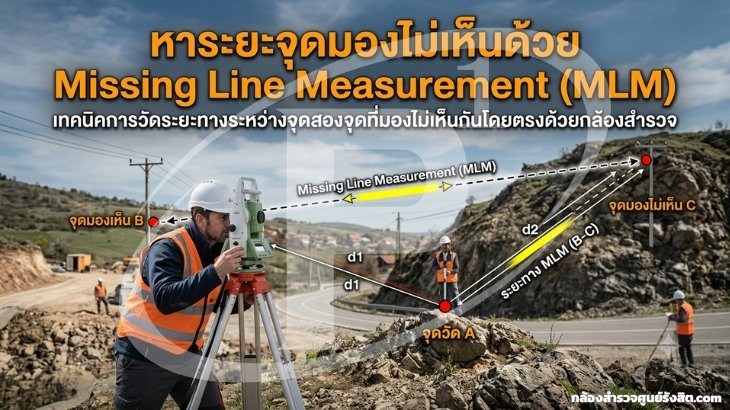 หาระยะจุดมองไม่เห็นด้วย Missing Line Measurement (MLM)