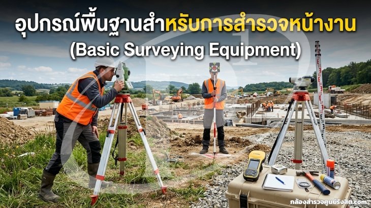 อุปกรณ์พื้นฐานสำหรับการสำรวจหน้างาน (Basic Surveying Equipment)