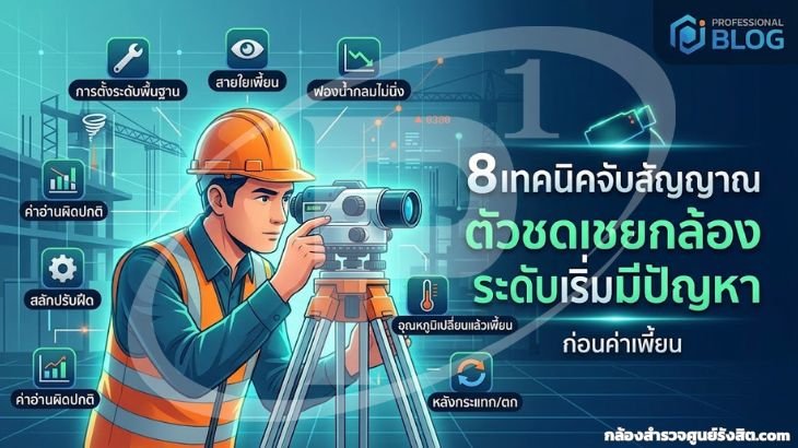 8 เทคนิคจับสัญญาณตัวชดเชยกล้องระดับเริ่มมีปัญหา ก่อนค่าเพี้ยน