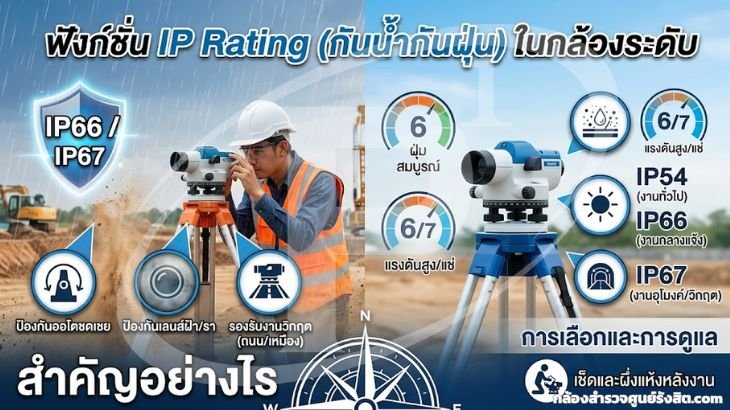  ฟังก์ชั่น IP Rating (กันน้ำกันฝุ่น) ในกล้องระดับ สำคัญอย่างไร