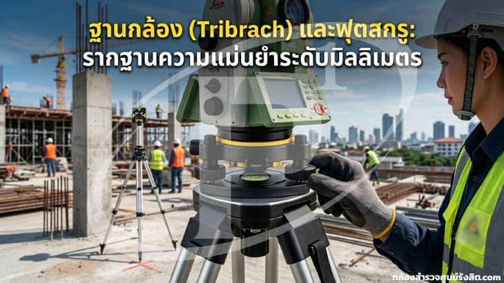 ฐานกล้อง (Tribrach) และฟุตสกรู: รากฐานความแม่นยำระดับมิลลิเมตร