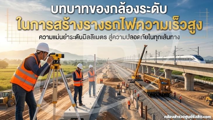 บทบาทของกล้องระดับในการสร้างรางรถไฟความเร็วสูง