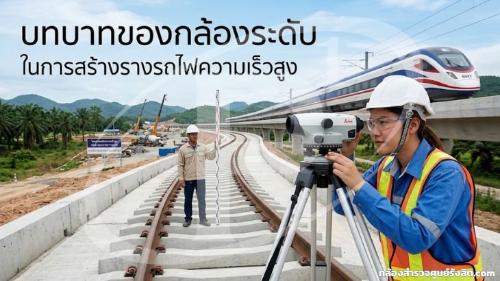 บทบาทของกล้องระดับในการสร้างรางรถไฟความเร็วสูง
