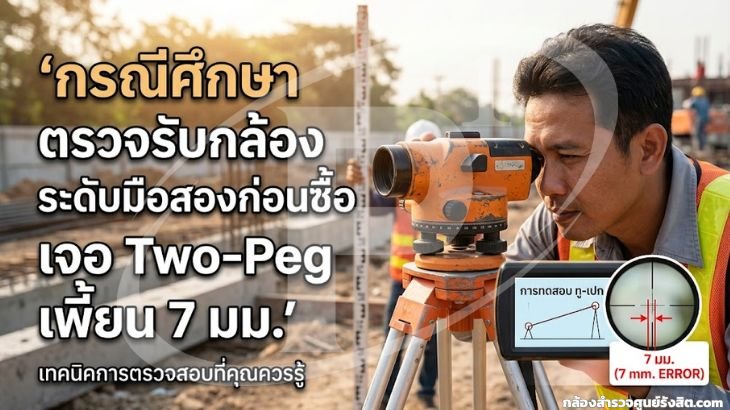 กรณีศึกษา ตรวจรับกล้องระดับมือสองก่อนซื้อ เจอ Two-Peg เพี้ยน 7 มม.