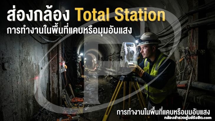 การทำงานในพื้นที่แคบหรือมุมอับแสง (Confined Space & Low-Light Surveying)
