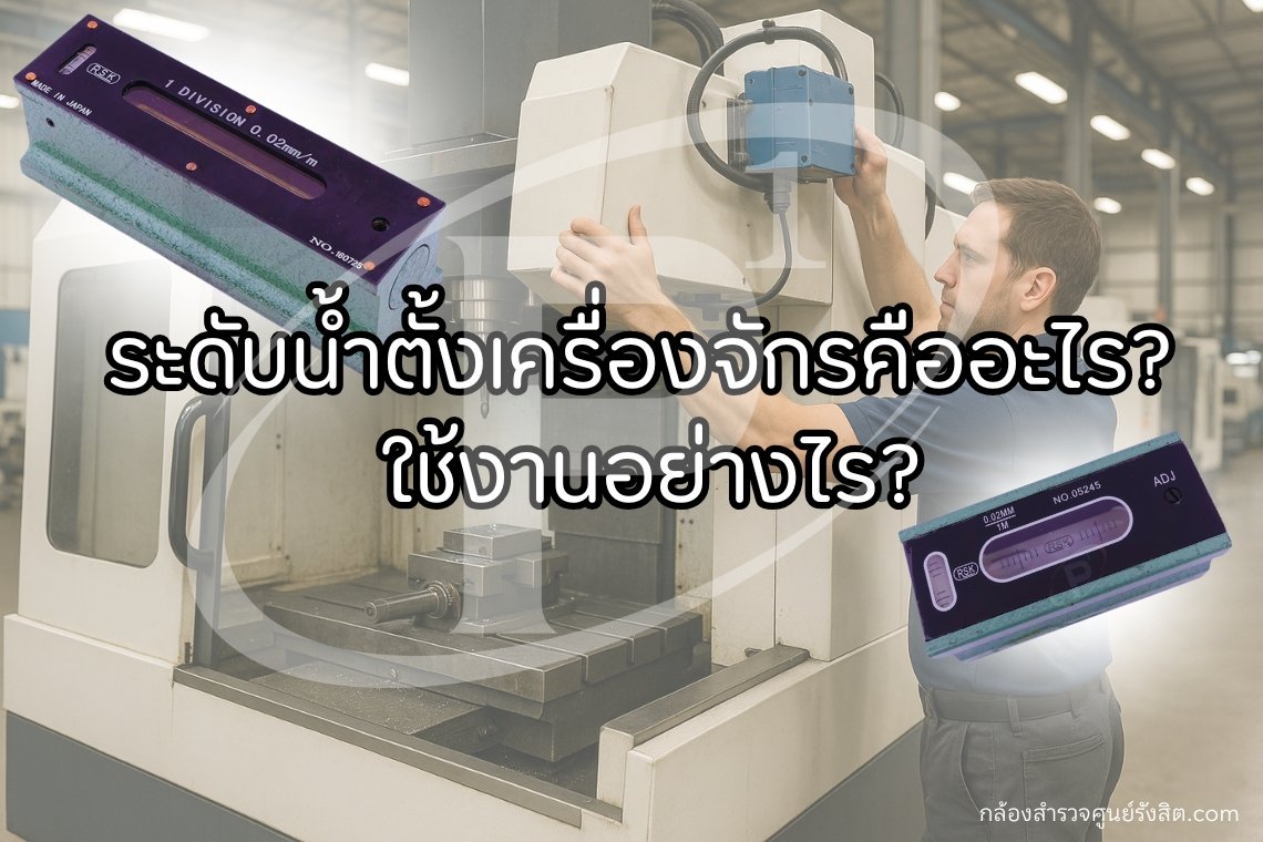 ระดับน้ำตั้งเครื่องจักรคืออะไร? ใช้งานอย่างไร?