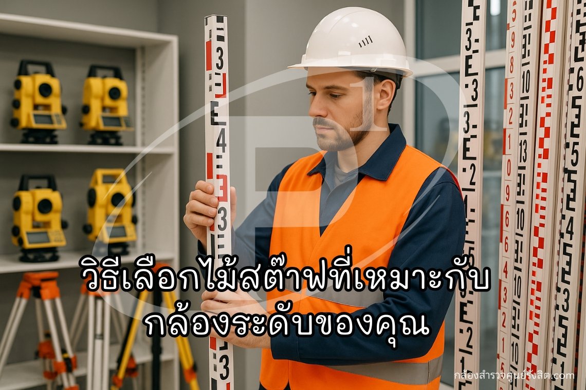 วิธีเลือกไม้สต๊าฟที่เหมาะกับกล้องระดับของคุณ