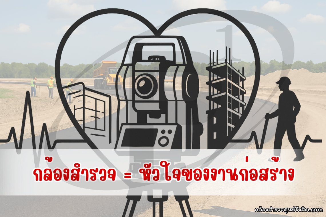 ทำไมกล้องสำรวจจึงเป็นหัวใจของงานก่อสร้าง?