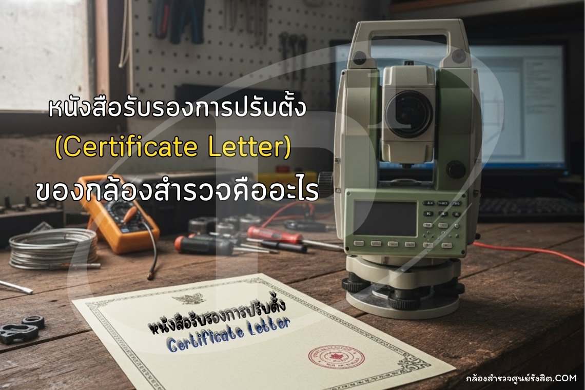 ใบหนังสือรับรองการปรับตั้ง (Certificate Letter) ของกล้องสำรวจ คืออะไร