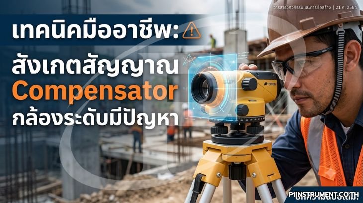 เทคนิคมืออาชีพ: สังเกตสัญญาณ Compensator กล้องระดับมีปัญหา
