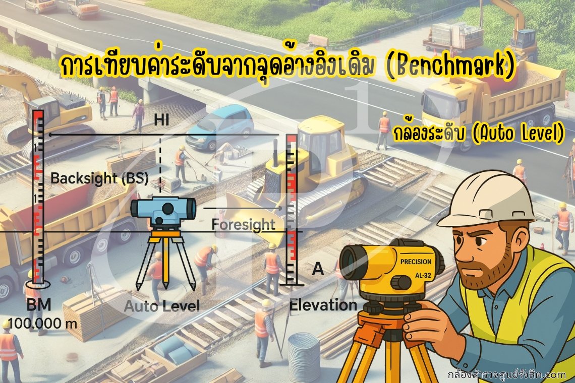 การเทียบค่าระดับจากจุดอ้างอิงเดิม (Benchmark) การเทียบค่าระดับจากจุดอ้างอิงเดิม (Benchmark)
