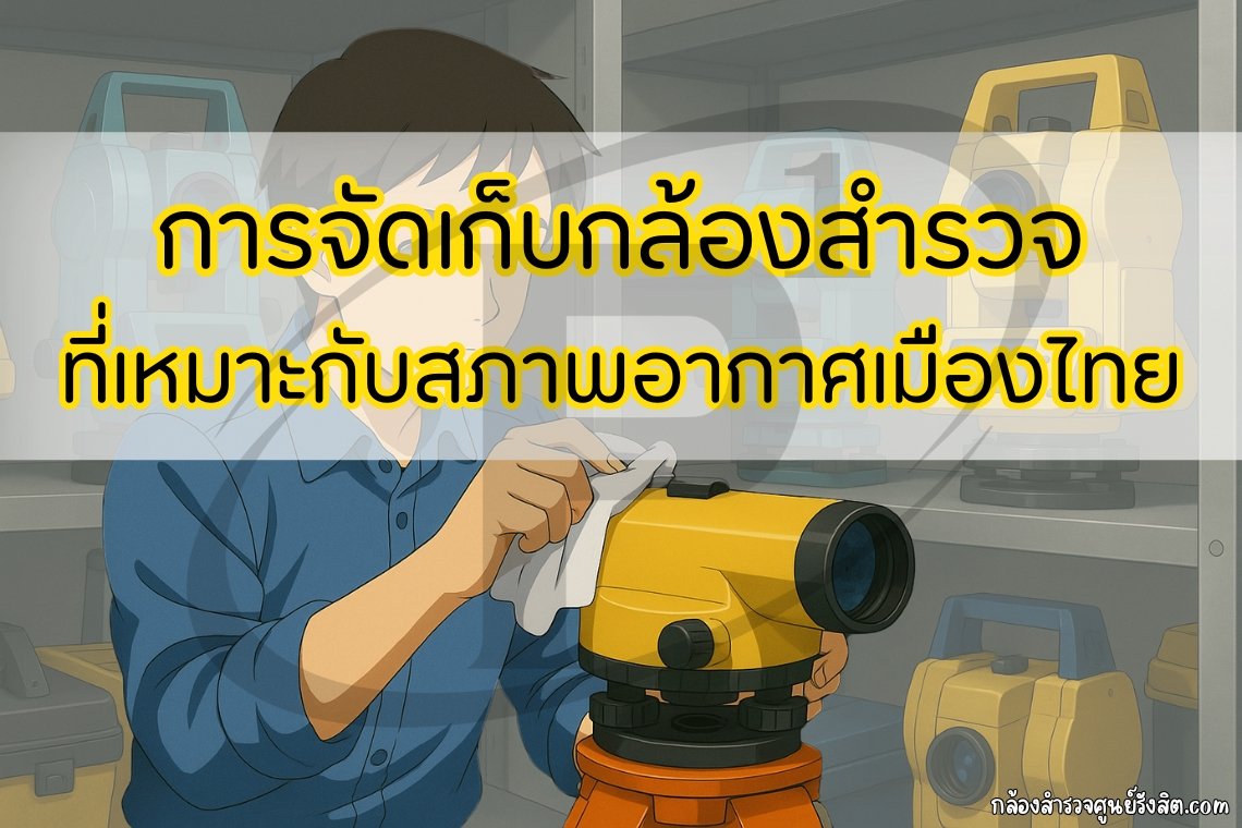 การจัดเก็บกล้องสำรวจ ที่เหมาะกับสภาพอากาศเมืองไทย