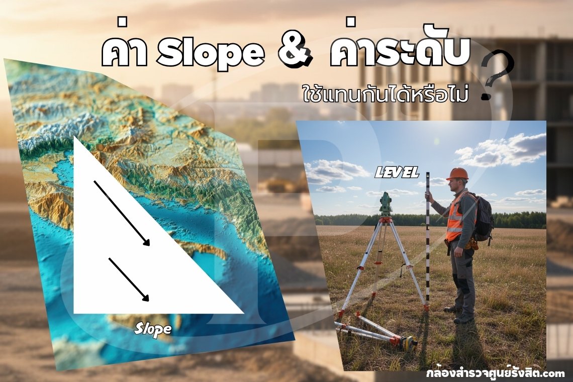 ค่าSlope และค่าระดับ ใช้แทนกันได้หรือไม่ ?