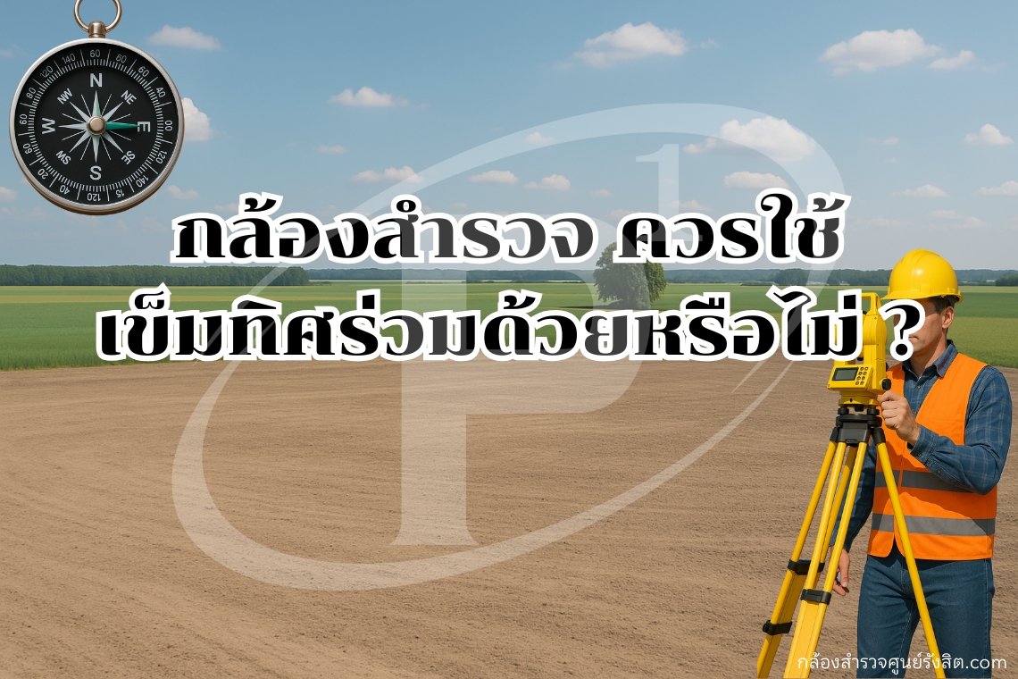 กล้องสำรวจ ควรใช้เข็มทิศร่วมด้วยหรือไม่ ?