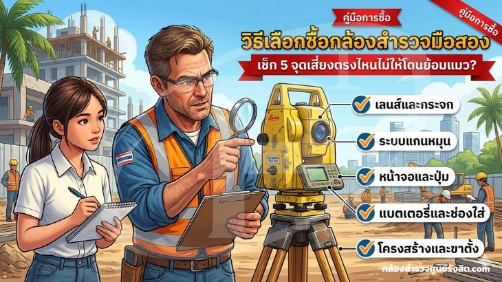 วิธีเลือกซื้อกล้องสำรวจมือสอง เช็ก 5 จุดเสี่ยงตรงไหนไม่ให้โดนย้อมแมว?