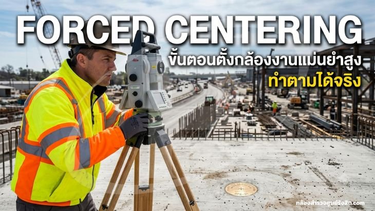 Forced Centering: ขั้นตอนตั้งกล้องงานแม่นยำสูง ทำตามได้จริง