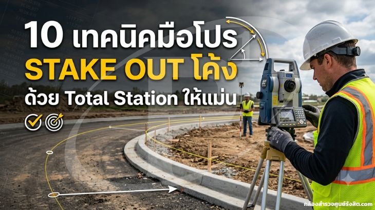 ขั้นตอนตรวจ 2C Check ประเมินคุณภาพการวัด Total Station ใน 10 นาที