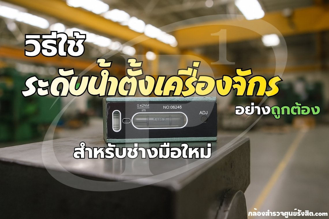 วิธีใช้ระดับน้ำตั้งเครื่องจักรอย่างถูกต้องสำหรับช่างมือใหม่