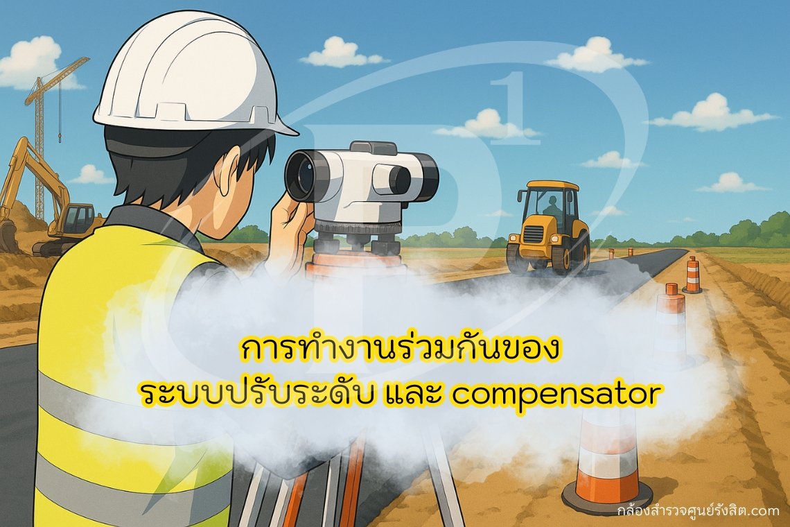 การทำงานร่วมกันของระบบปรับระดับ และ compensator