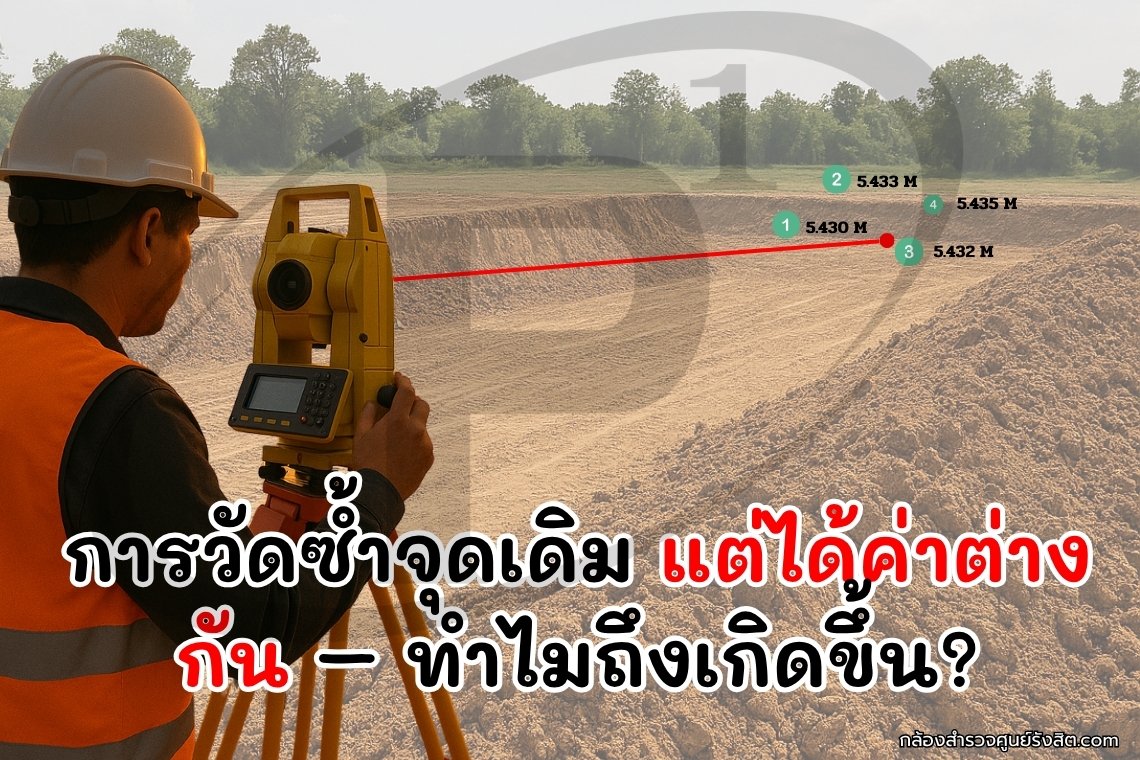 การวัดซ้ำจุดเดิม แต่ได้ค่าต่างกัน  ทำไมถึงเกิดขึ้น?