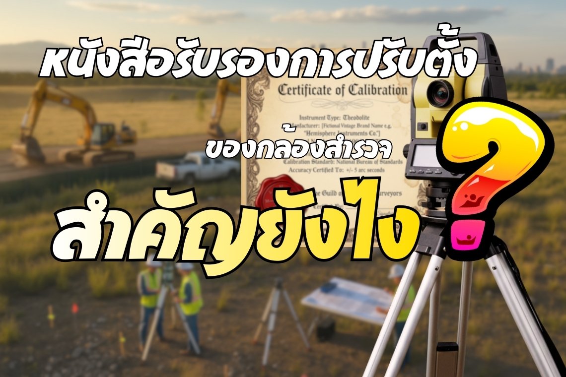 หนังสือรับรองการปรับตั้ง ของกล้องสำรวจ สำคัญยังไง ?