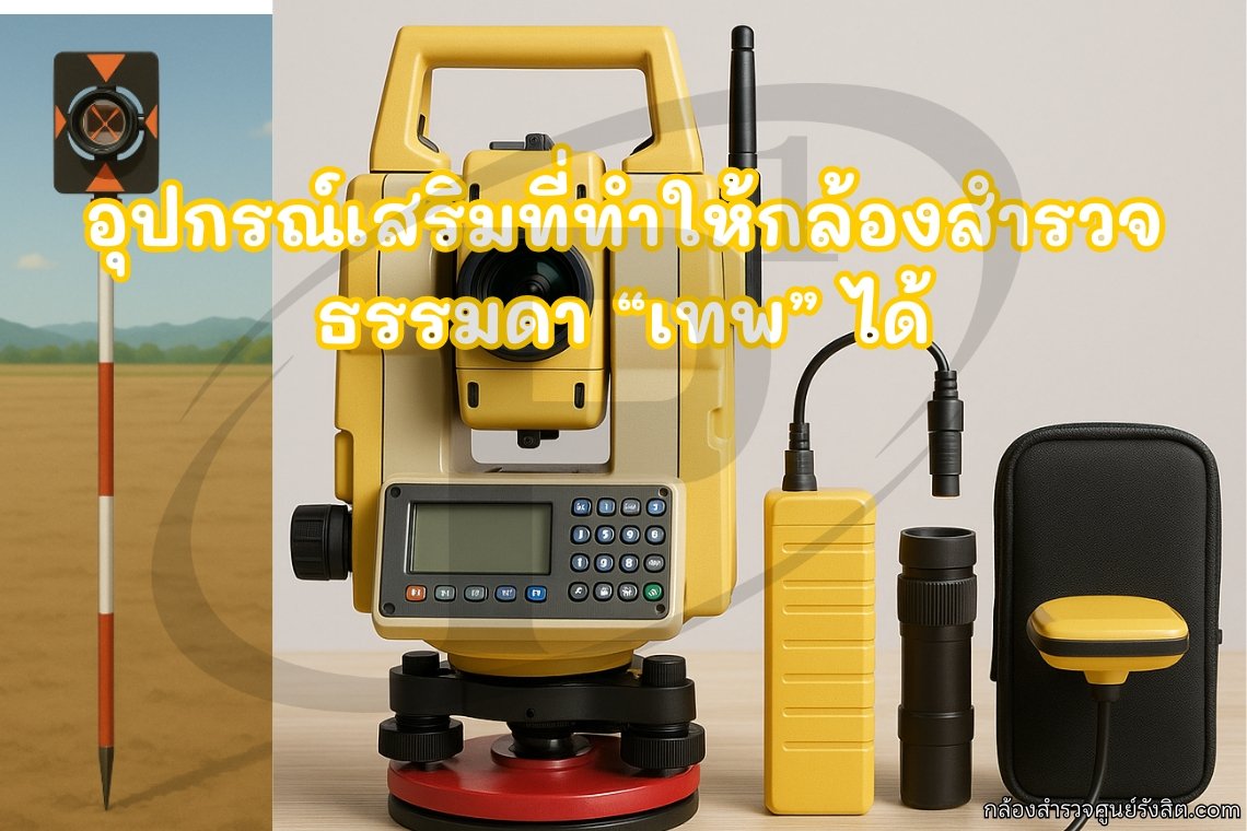 อุปกรณ์เสริมที่ทำให้กล้องสำรวจธรรมดา เทพ ได้