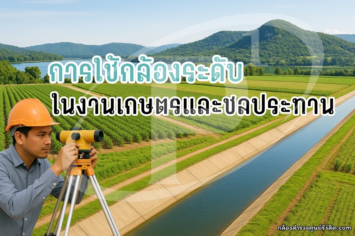 การใช้กล้องระดับ (Auto Level) ในงานเกษตรและชลประทาน