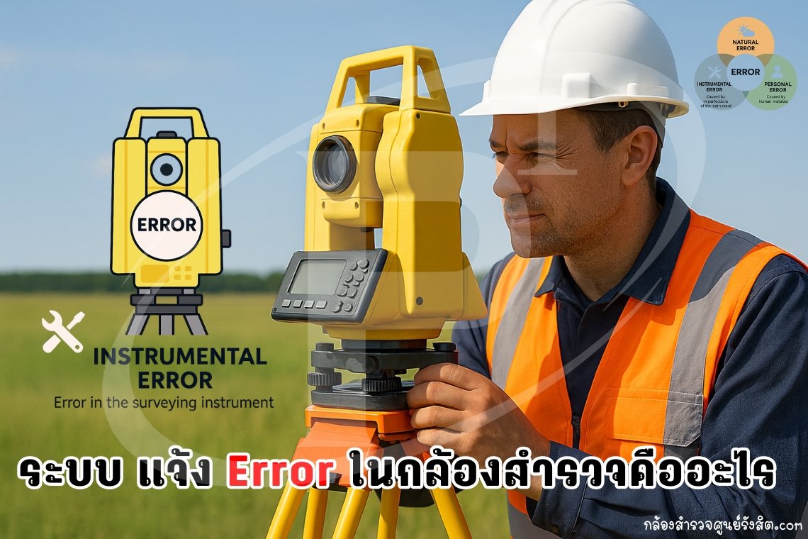 ระบบการแจ้งเตือน Error ในกล้องสำรวจคืออะไร