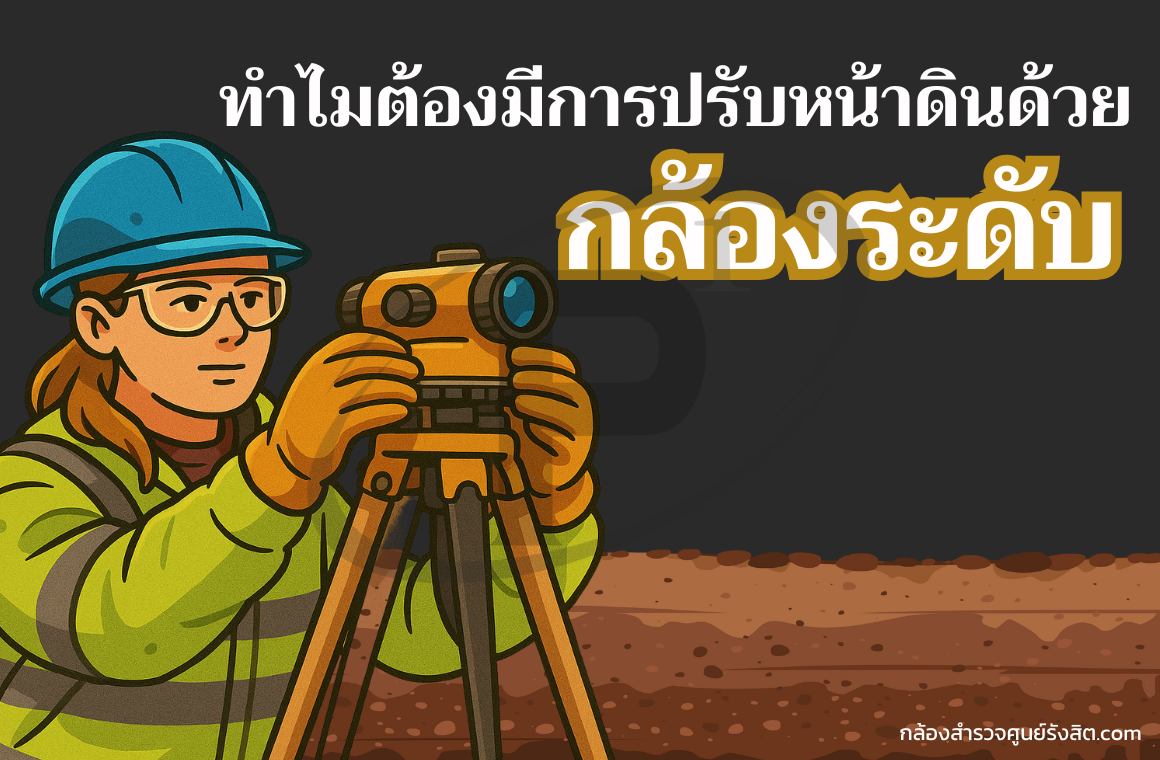ทำไม ? ต้องมีการปรับหน้าดินโดยกล้องระดับ