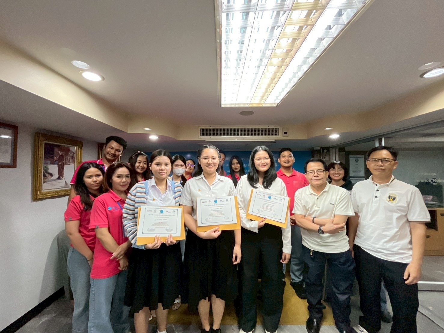 ขอแสดงความยินดีกับน้องนักศึกษาฝึกประสบการณ์