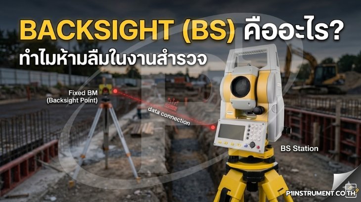 Backsight (BS) คืออะไร? ทำไมห้ามลืมทำเด็ดขาดในงานสำรวจ