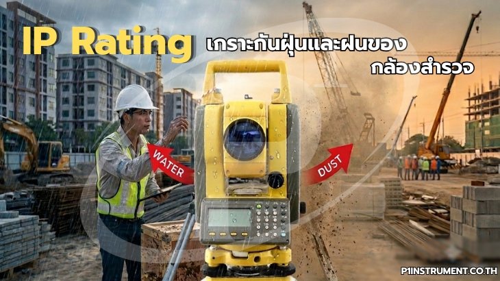 IP Rating เกราะกันฝุ่นและฝนของกล้องสำรวจ