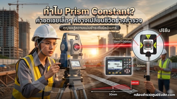 Prism Constant ค่าชดเชยเล็กๆ ที่อาจเปลี่ยนชีวิตช่างสำรวจ