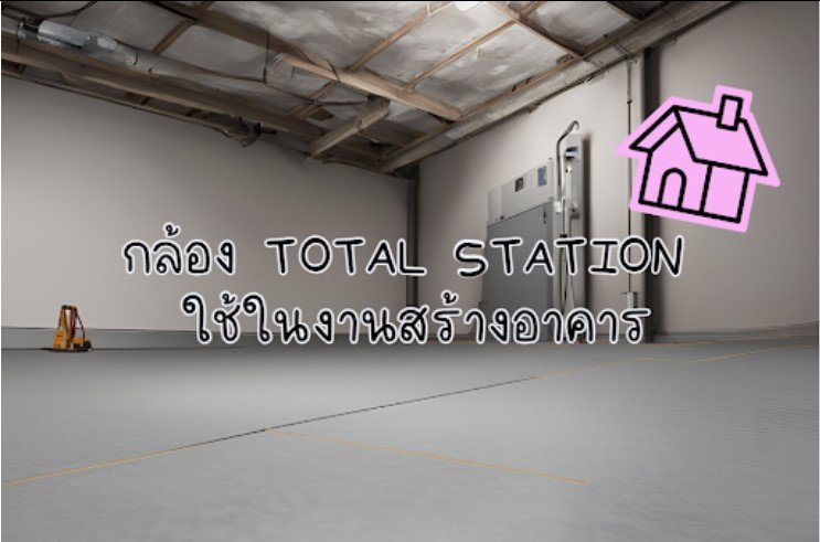 กล้อง total station ใช้ในงานสร้างอาคาร