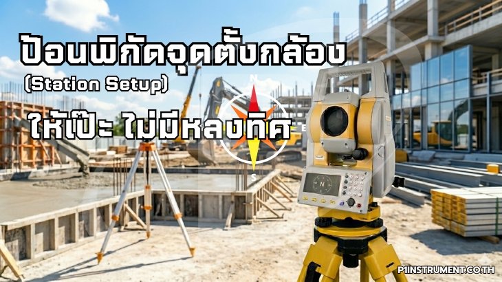 ป้อนพิกัดจุดตั้งกล้อง (Station Setup) ให้เป๊ะ ไม่มีหลงทิศ