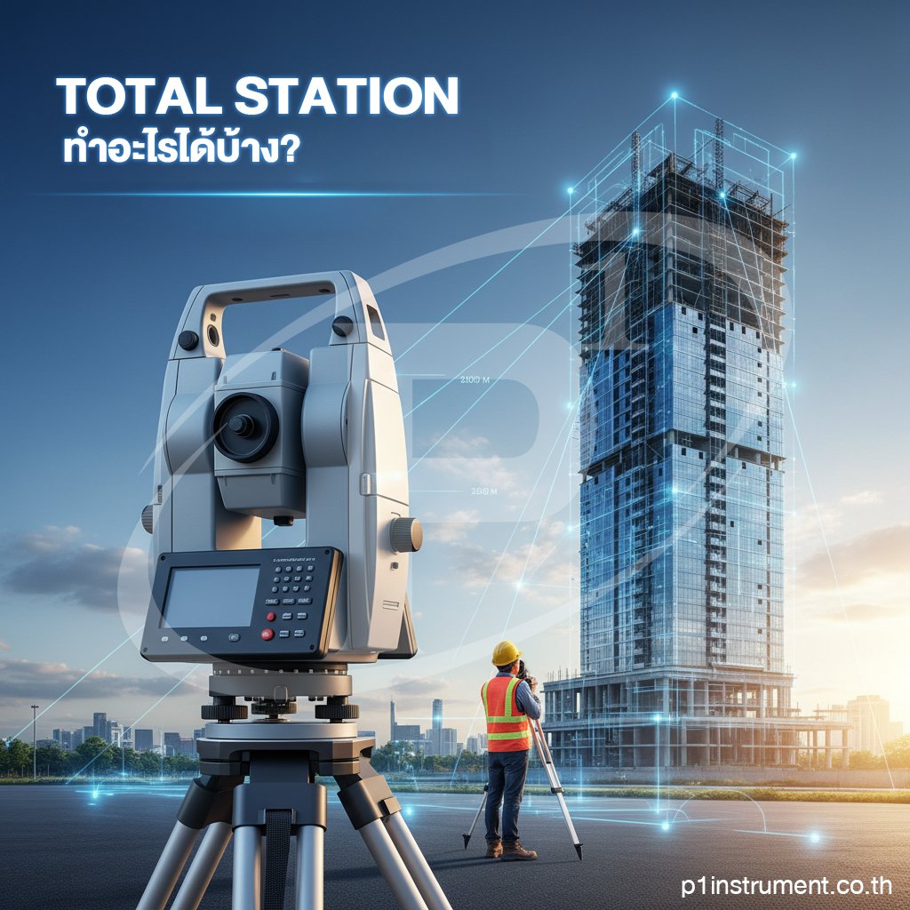 Total Station ทำอะไรได้บ้าง?
