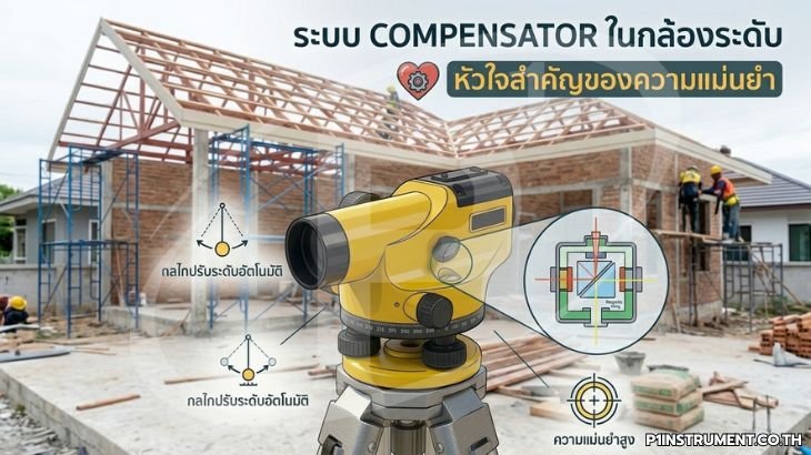 ระบบ Compensator ในกล้องระดับ หัวใจสำคัญของความแม่นยำ