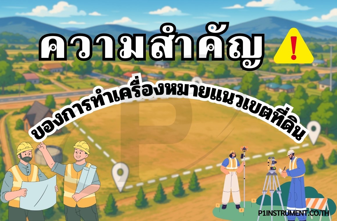 ความสำคัญของการทำเครื่องหมายแนวเขตที่ดิน