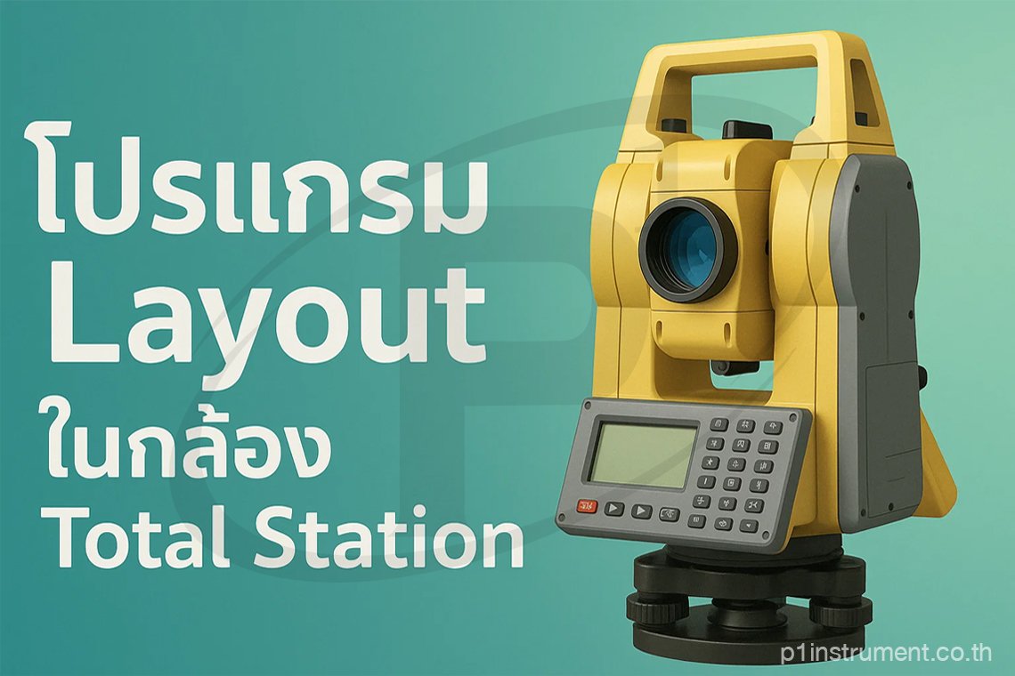โปรแกรม Layout (หรือบางครั้งเรียกว่า Stake Out / Setting Out)