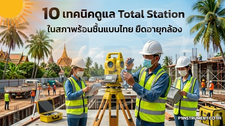 10 เทคนิคดูแล Total Station ในสภาพร้อนชื้นแบบไทย ยืดอายุกล้อง