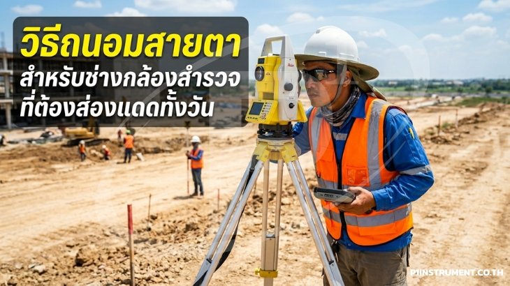 วิธีถนอมสายตาสำหรับช่างกล้องสำรวจที่ต้องส่องแดดทั้งวัน