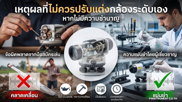 เหตุผลที่ไม่ควรปรับแต่งกล้องระดับเอง หากไม่มีความชำนาญ