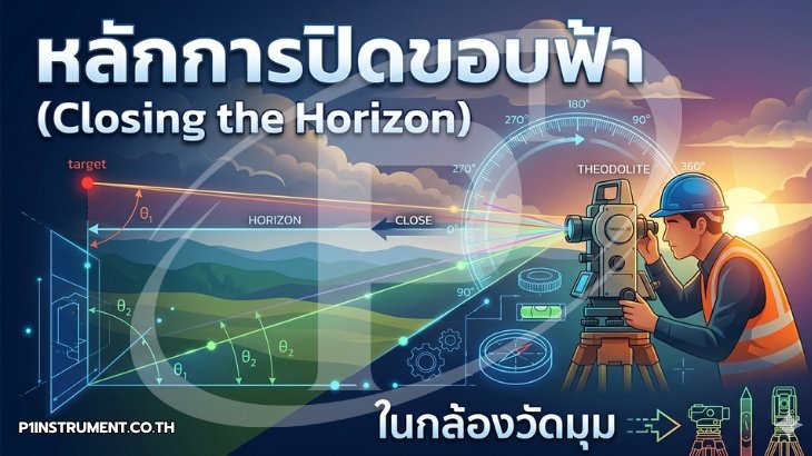 หลักการปิดขอบฟ้า (Closing the Horizon) ในกล้องวัดมุม